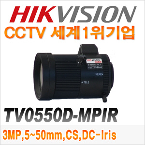[세계1위 HIKVISION] TV0550D-MPIR [~3MP, 5-50mm F1.6]